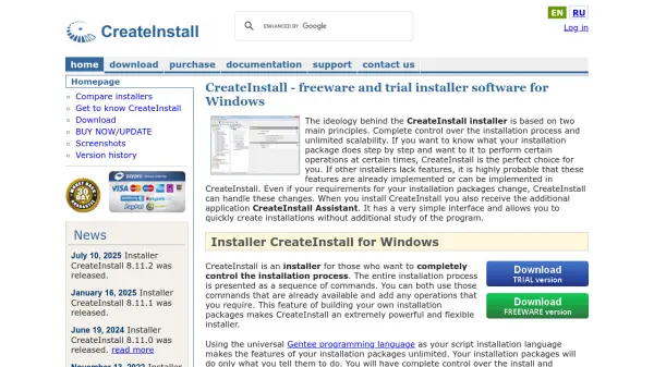 CreateInstall