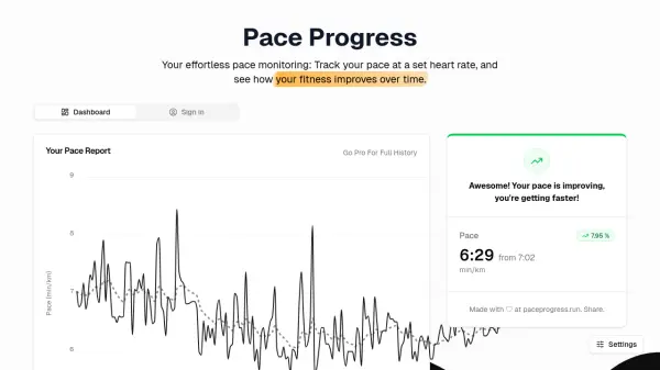 Pace Progress