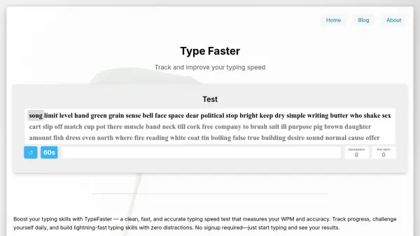 TypeFaster