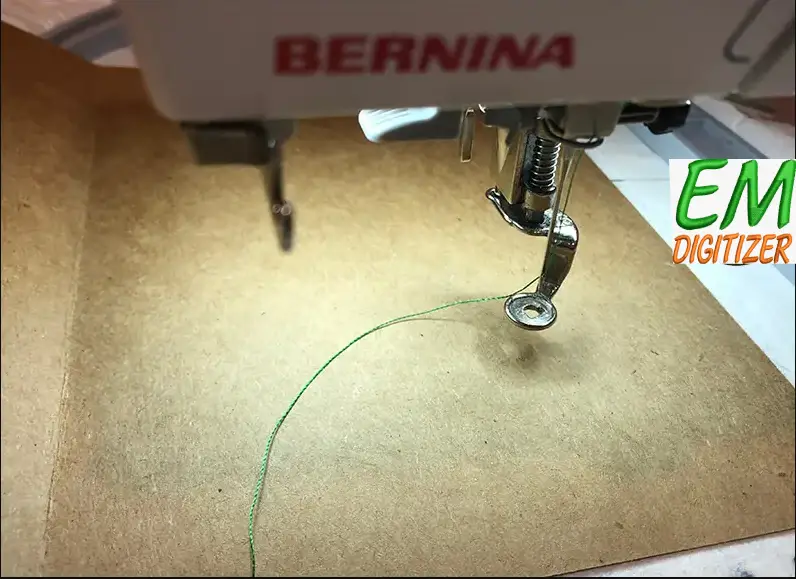 How To Embroider on Paper Card Tips & Tutorial 3 Float the card