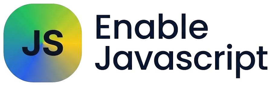 enable javascript logo