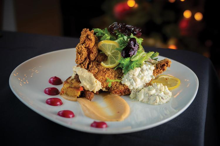 Cornmeal catfish at etc.