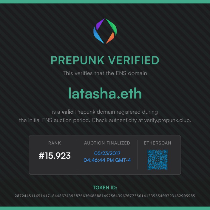 Goldboss.eth (latasha.eth) Ethereum Name Service (ENS and .eth domain) PFP