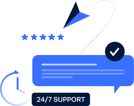 24,7 Graphic 24/7 Support
