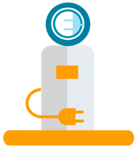 Electric Vehicle Charger Graphic