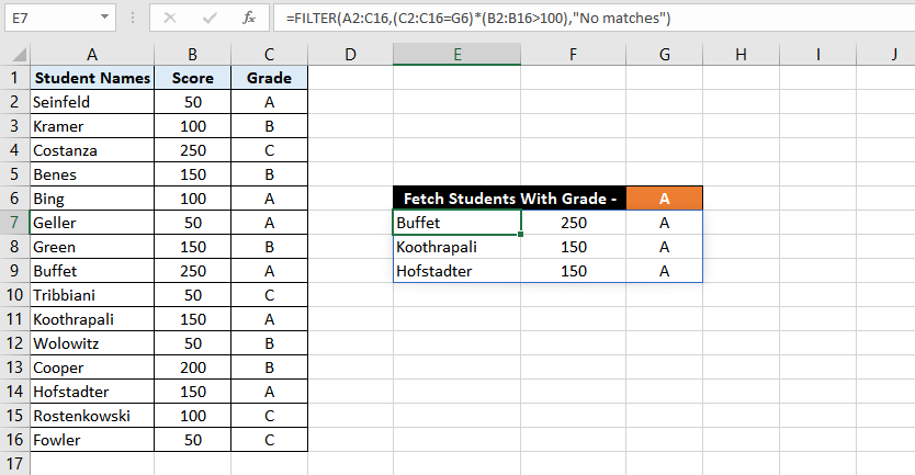Excel FILTER Function – How To Use 7 FILTER function With Multiple Criteria (AND/OR operator)