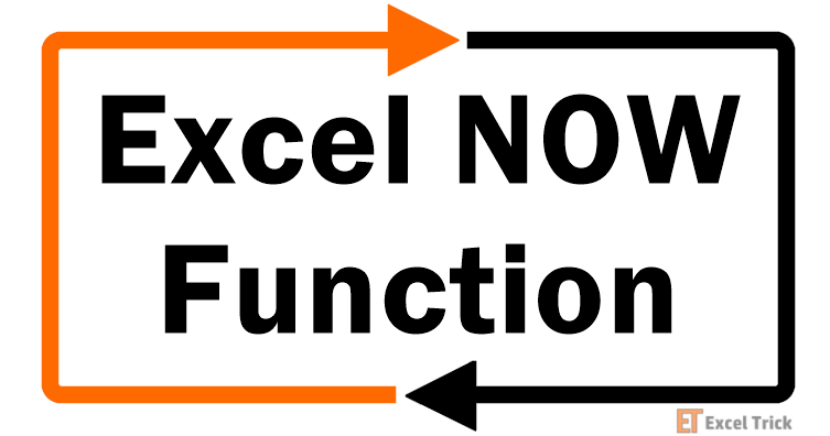 Excel NOW Function – How To Use 1 Now-Function-In-Excel