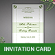 Elegant Wedding Invitation Card