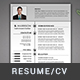 Clean Resume/CV Template With Cover Letter