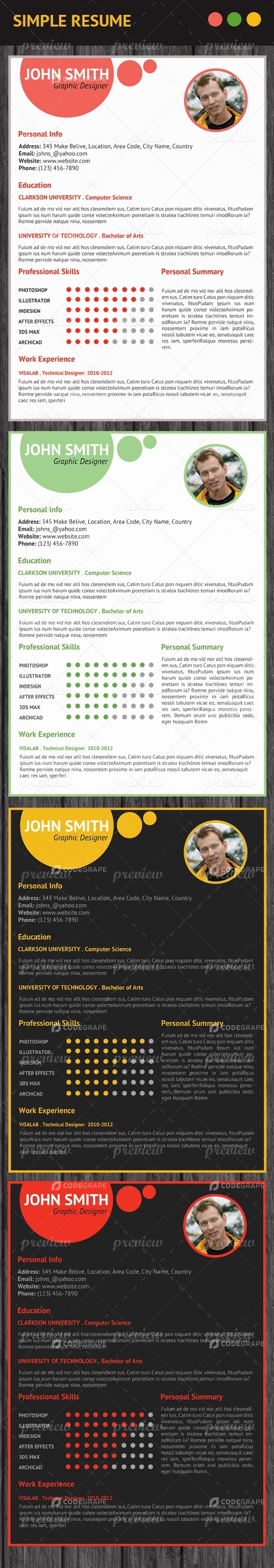Simple Resume