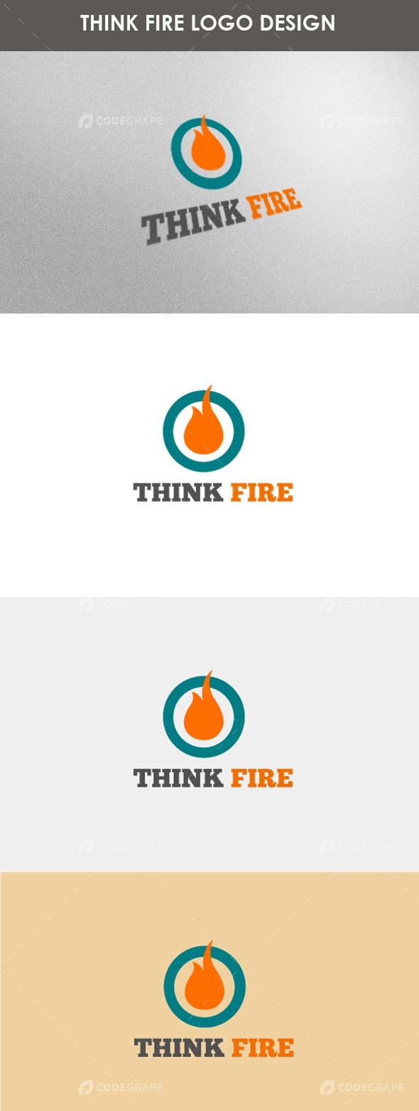 Think Fire Logo Design