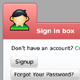 Web Sign in box