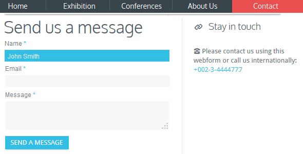 Secure Contact Form PHP Script