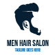 Men Hair Salon Logo