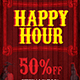 Happy Hour Flyer Templates