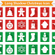 Long Shadow Christmas Icon