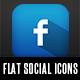 Flat Social Network Icons