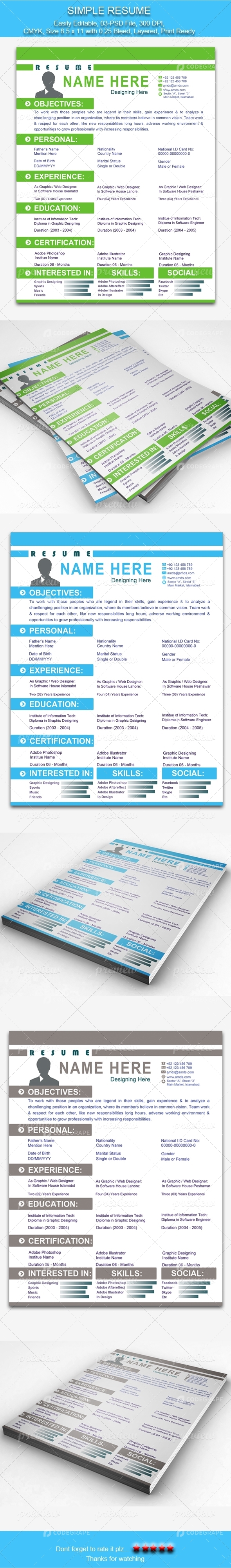 Simple Resume