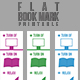 Flat Bookmark