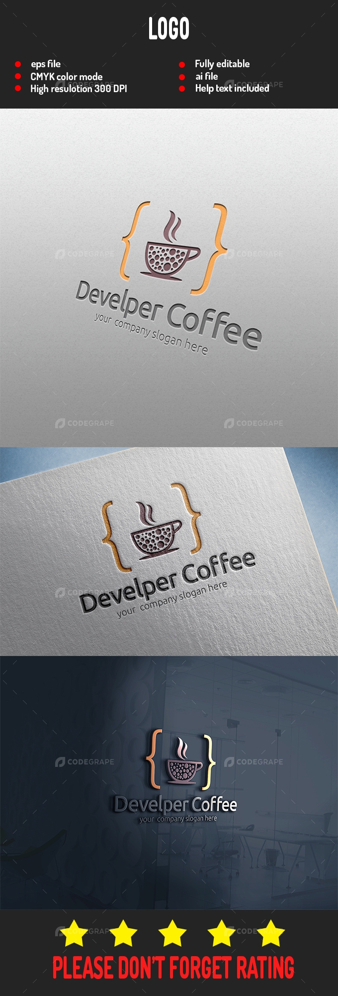 Developer Coffee Logo