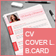 CV, Cover Letter, Business Card Set