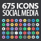 675 Icons - Social Media & Online Brand
