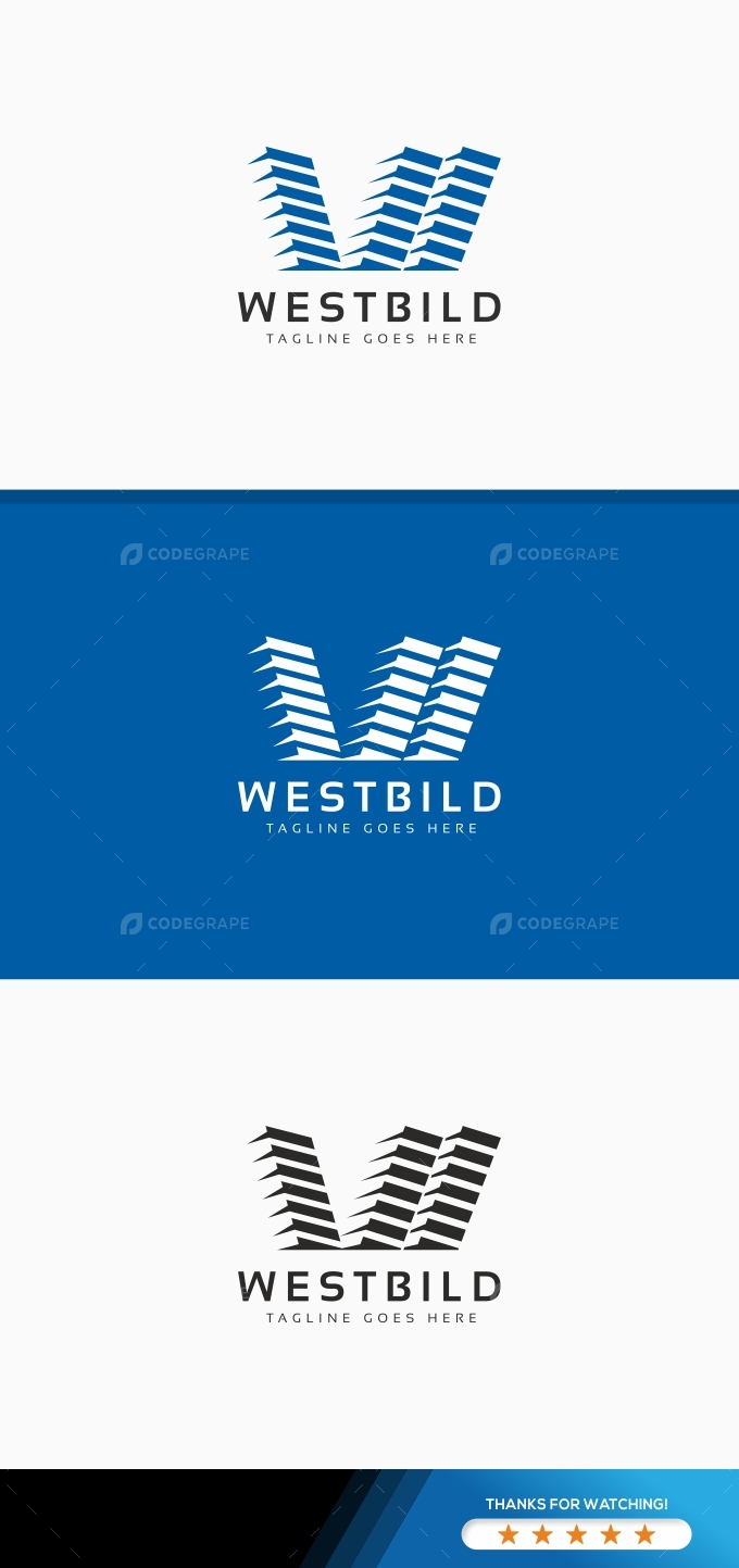 Westbild W Letter Logo