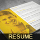 Modern Horizontal Resume