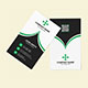 Vertical Corporate Business Card