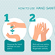 Corona Virus Hand Sanitizer Infographic