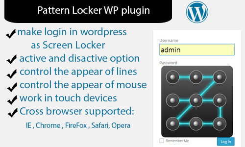 Pattern Locker WP Plugin