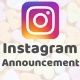 Instagram Announcement PHP Script with Admin Panel