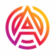 A Letter Circle Logo