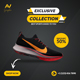 Sports Shoes Social Media Banner Template Design
