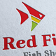 Red Fish Logo Template