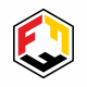 F Letter Hexagon Logo