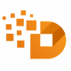 D Letter Pixel Logo