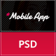 Mobile Application Landing Page PSD Theme