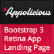 Appolicious Bootstrap 3 Retina App Landing Page