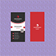 Corporate Vertical Business Card