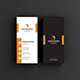 Corporate Vertical Business Card