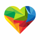 Heart Colorful Logo