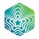 Hexagon Wave Logo