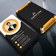 Vertical Corporate Business Card