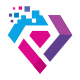 Diamond Tech Pixel Logo