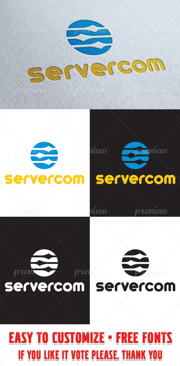 Server Command Logo Template