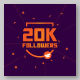 Social Media Followers Vector Template