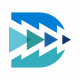 D Letter Arrows Logo
