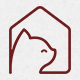 Cat House Logo Template