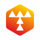 T Letter Hexagon Logo